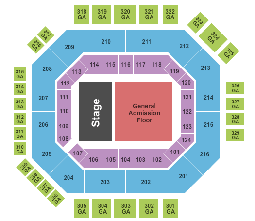 Volvo Car Stadium Seating Chart