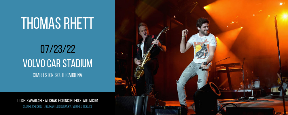 Thomas Rhett at Volvo Car Stadium tickets Thomas Rhett at Volvo Car Stadium