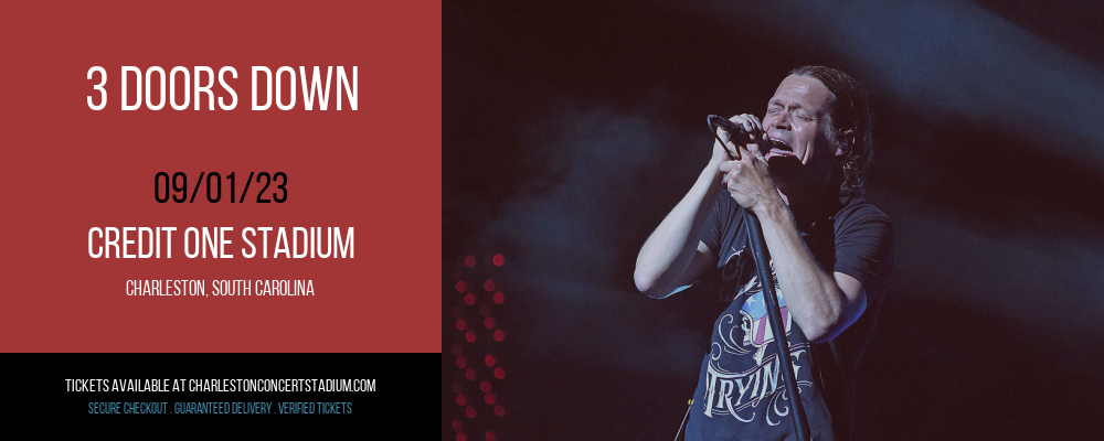 3 Doors Down at Credit One Stadium tickets 3 Doors Down at Credit One Stadium