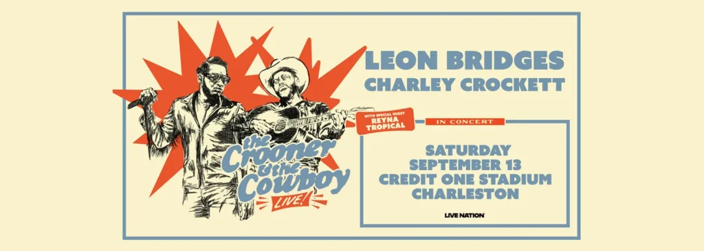 Leon Bridges & Charley Crockett at Credit One Stadium